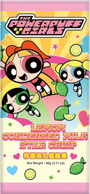 AMANDIER 雅蒙蒂 The Powerpuff Girls 檸檬煉乳星脆果, 60g, 1個