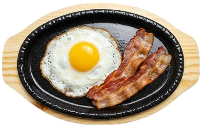리빙메이트 법랑코팅 무쇠주물 타원 스테이크판 + 원목받침 세트, 혼합색상, 1세트