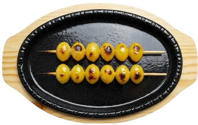 리빙메이트 법랑코팅 무쇠주물 타원 스테이크판 + 원목받침 세트, 혼합색상, 1세트