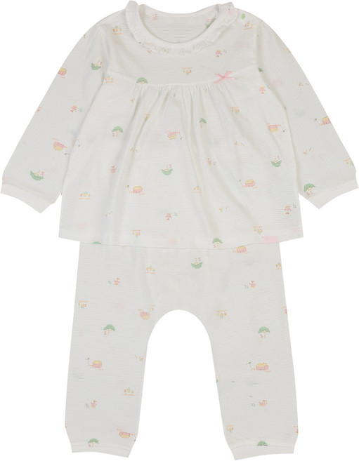 압소바 유아용 파미 내의 상하의 세트