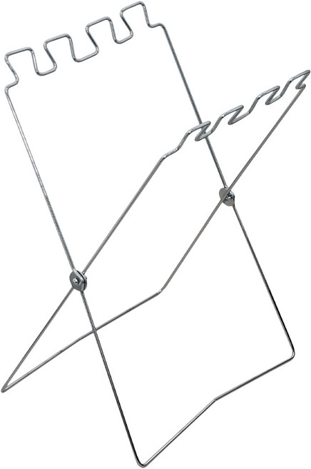 DIBOTE 迪伯特 折疊式垃圾袋架 1001-19 58 x 30cm, 銀色, 1個, 1層