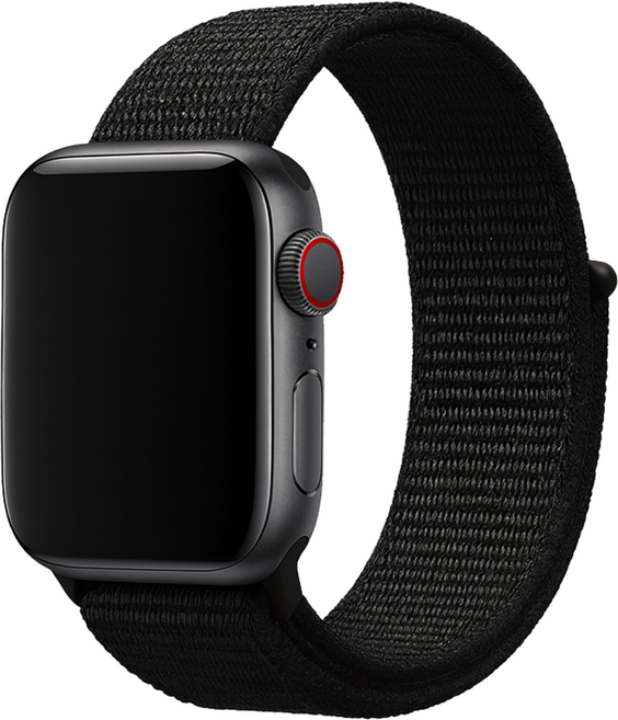 무디너리 벨크로 스트랩, 딥블랙, 1개