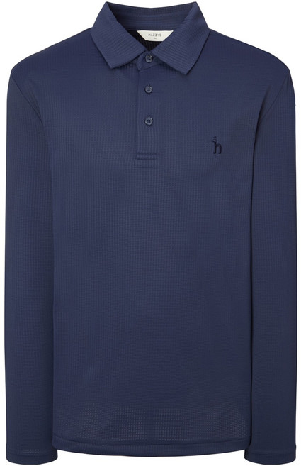 헤지스 남성용 단색 긴팔 카라 티셔츠