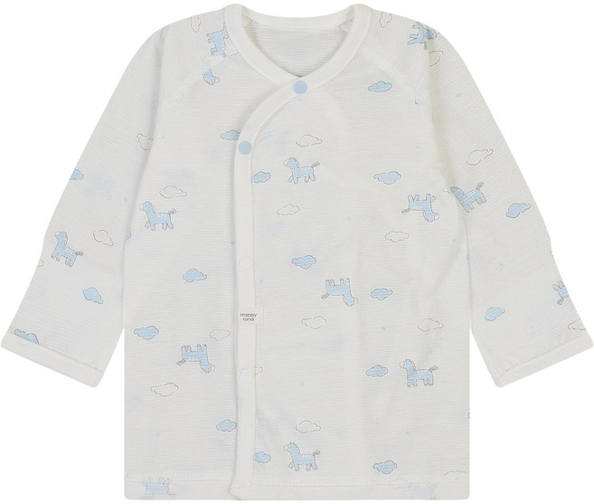 해피랜드 신생아용 핀토 구름 저고리