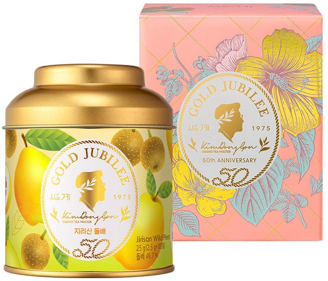 쌍계명차 골드주빌리 지리산 돌배차, 2.5g, 1개, 10개입