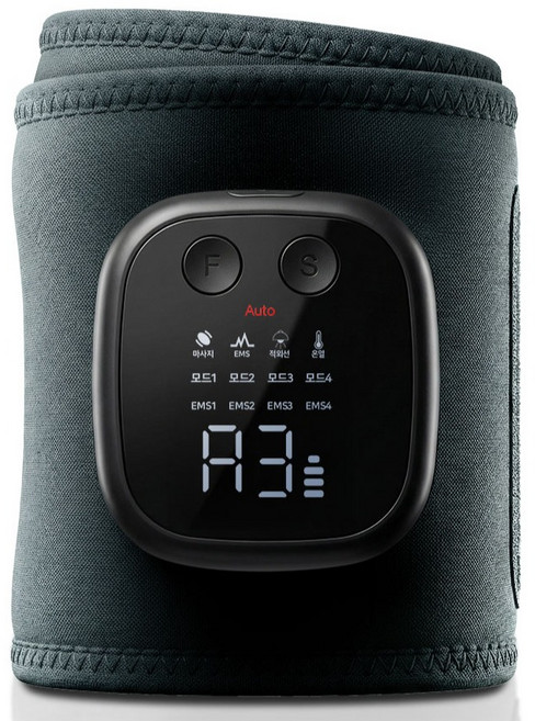 한경희생활과학 테라펄스 4 in 1 공기압 저주파 EMS 온열 근적외선 손목 마사지기, 그레이, HJH-WM300