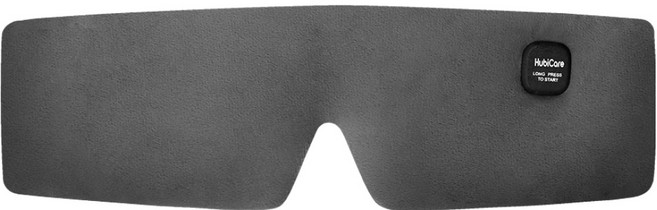 휴비딕 무선 C타입 수면 온열찜질 아이 마스크, HHE-1, 그레이