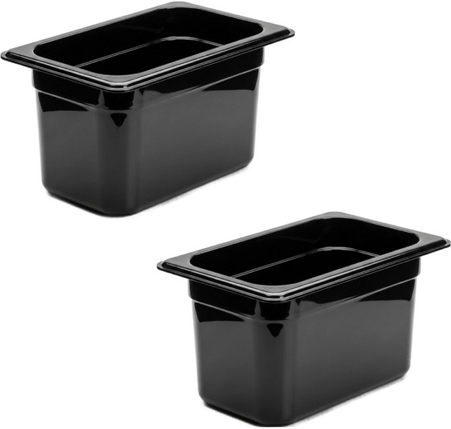 리빙메이트 국산 PC 업소용 블랙 밧드 1/4, 2개, 3.7L(2P)