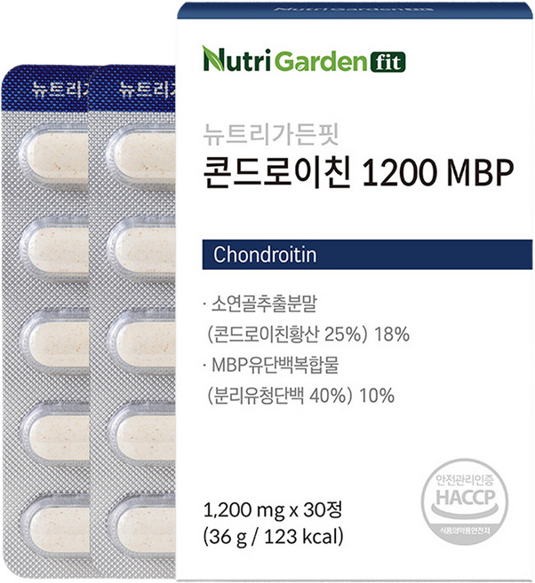 뉴트리가든핏 콘드로이친 1200 MBP 36g, 1개, 30정