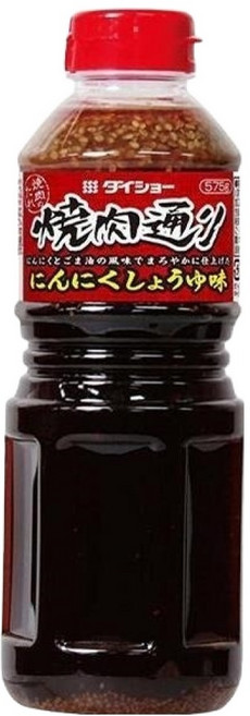 다이쇼 야키니쿠 거리 마늘 간장 소스, 575g, 1개