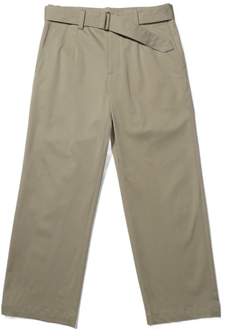 플라즈 티아이포맨 남성용 벨티드 와이드 치노 팬츠 M232CPT03