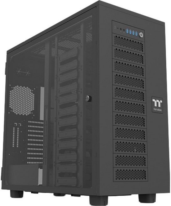 써멀테이크 케이스, AX700 TG(블랙), 1개