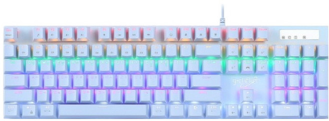 지클릭커 Special 게이밍 유선 기계식 키보드, 블루, 지클릭커 GK-510X Special 게이밍 유선 기계식 키보드, 적축