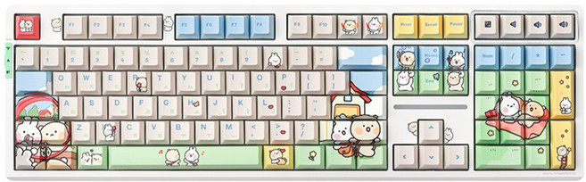 씽크웨이 108키 기계식 유무선 키보드, 곰돌찡이랑 토끼찡, Tauche.F 101, 제조사축