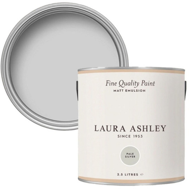 로라애슐리 실내용 매트 에멀전 페인트, PALE SILVER, 1개, 2.5L