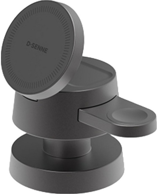 디센느 아이폰 갤럭시 애플워치 호환 3in1 맥세이프 고속 무선 충전기, 내추럴티타늄, 1개