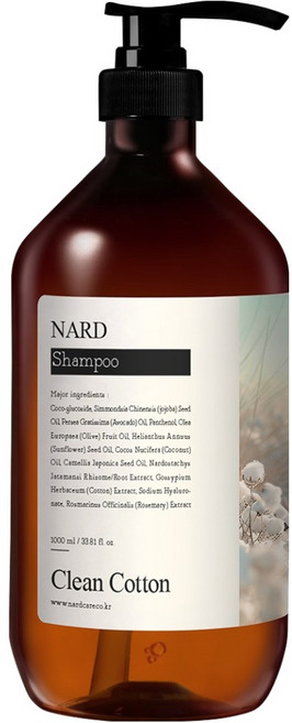 나드 리프레쉬 퍼퓸드 샴푸 클린코튼, 1개, 1L