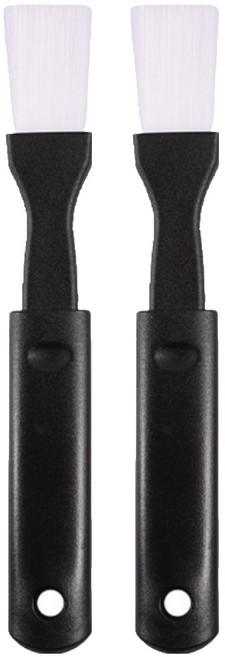 다조아샵 털 안 빠지는 베이킹 오일 브러쉬, 검정색, 2개