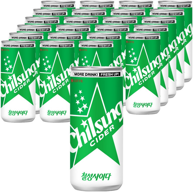 칠성사이다 탄산음료, 310ml, 24개