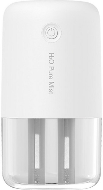 아이히트코리아 듀얼 스프레이 무선 충전식 무드등 탁상용 휴대용 미니 가습기, 혼합색상, 가습기(H40B20)