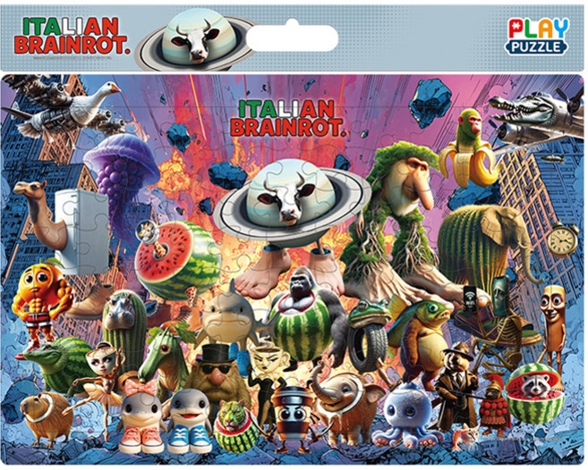 이탈리안 브레인롯 판퍼즐 1 88조각, 토이앤퍼즐, 상세내용 참조