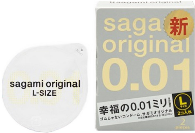 사가미오리지널 콘돔 0.01 L, 2개입, 1개
