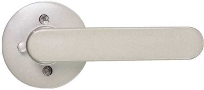 엔젤금속 튜블러락 레버형 인테리어 욕실 방문손잡이 ETL-951, 실버, 1개