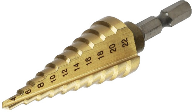 EX-POWER 六角階梯鑽 4~22mm ESE-4G, 1個