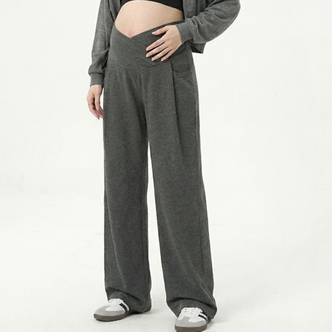 휴데이 임산부 크로스하이밴드 팬츠