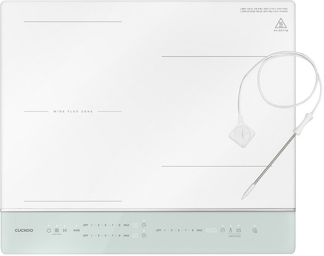 쿠쿠 빌트인 셰프스틱 화이트 인덕션 3구, CIR-EP349FM