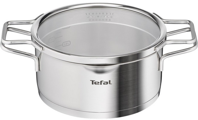 테팔 인덕션 노르디카 양수냄비, 스테인리스 스틸, 1개, 20cm