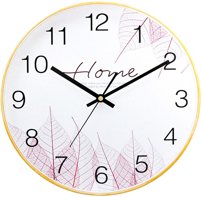 PAOSKY 北歐風靜音時鐘 W-9189, 粉色