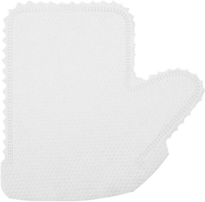 필수플러스 일회용 부직포 청소장갑, 화이트, 50개