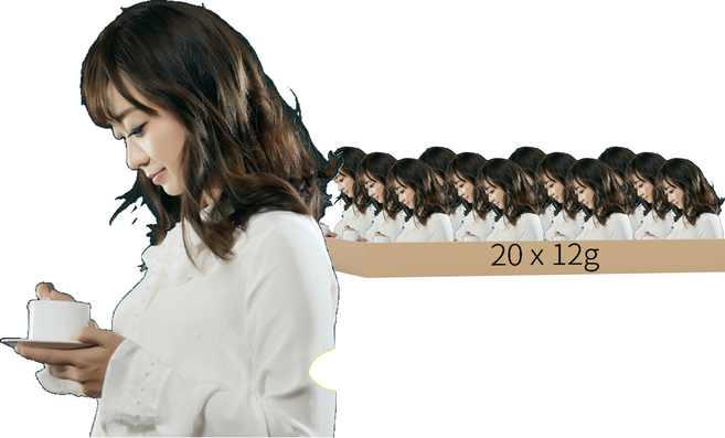 防彈二合一綠咖啡, 12g, 20個, 15個裝