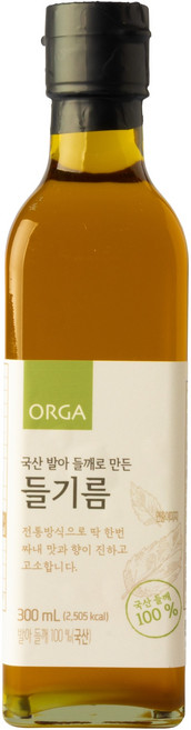 올가홀푸드 발아 들깨로 만든 들기름, 300ml, 1개