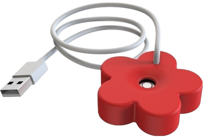 플러스이홈 USB 휴대용 미니 가습기, 레드, PEH-01