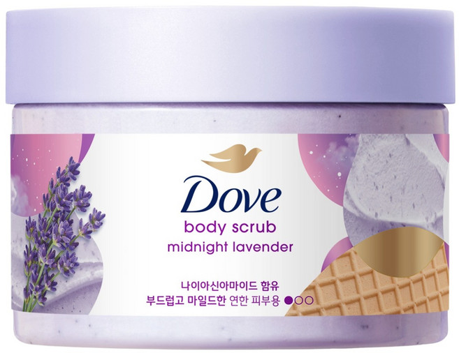 Dove 多芬 身體磨砂膏 午夜薰衣草, 298g, 1個