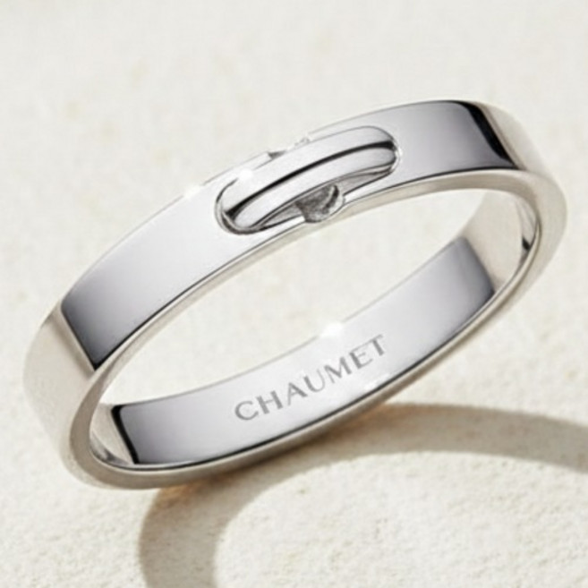 쇼메 여성용 리앙 에비당스 웨딩밴드 081684