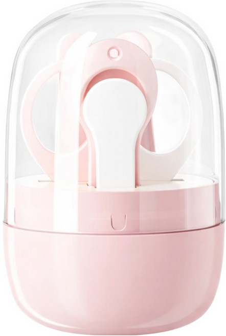 나리다 손톱깎이 4종 세트, 핑크, 1세트