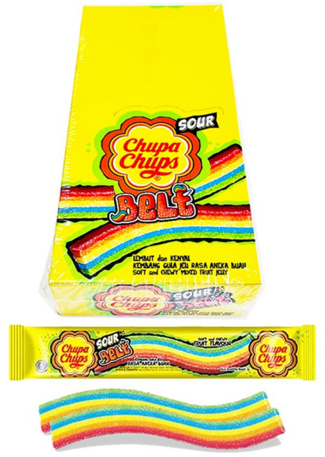 츄파춥스 사우어 벨트 젤리, 24개, 7g