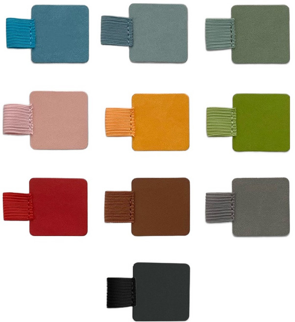 코쿠리 다이어리 펜홀더 노트 펜꽂이 10p 세트 5W0854, 혼합색상, 1세트