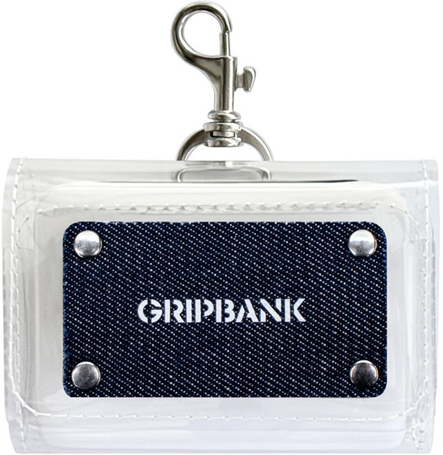 그립뱅크 22.5W 고속충전 미니 보조배터리 10000mAh, 화이트 + 데님, GB-PB10KUW-CCDN