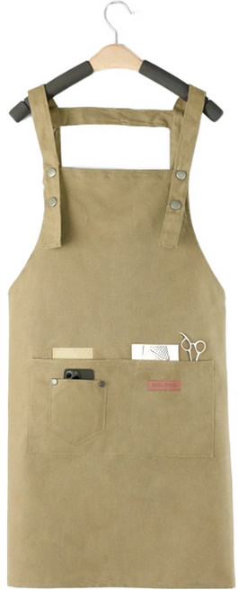 스토리빙 바리스타 H형 방수 앞치마, 샌드베이지, 1개