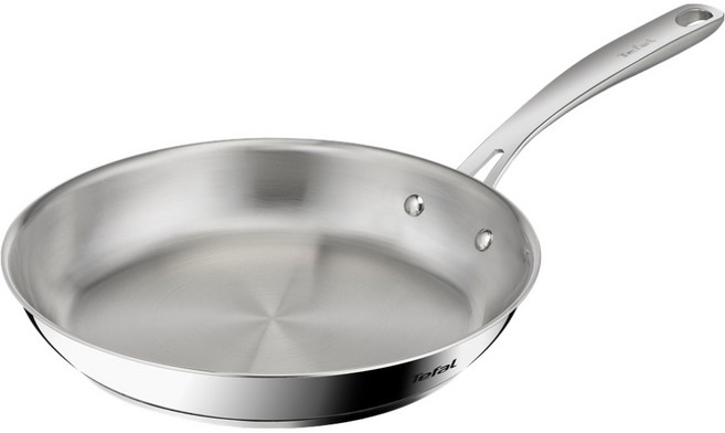 Tefal 特福 電磁爐不鏽鋼完美抗刮平底鍋, 28cm, 1個