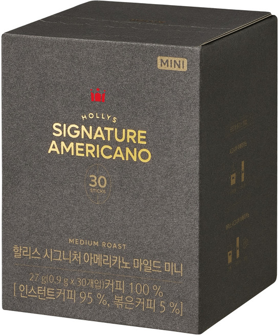 할리스 시그니처 아메리카노 마일드 미니 스틱커피, 900mg, 30개입, 1개