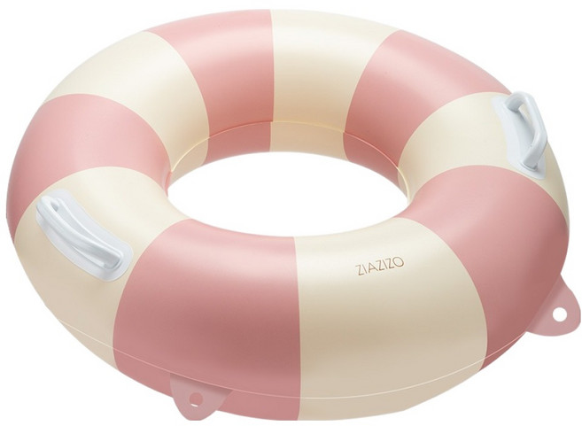 지아지조 스윔링 어린이 유아 성인 보행기튜브 물놀이 튜브, 키즈(링형)핑크, 1개