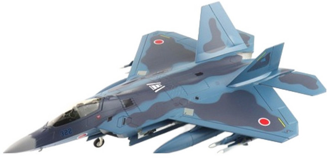 하비마스터 1/72 F-22 랩터 Sea Camouflage 전투기모형 다이캐스트 421259, 혼합색상, 1개