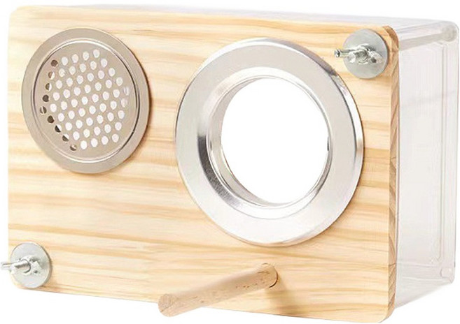 PET'S HANDLER 鸚鵡 雪貂 繁殖方形籠 大號 20.5 x 15.8 x 10 cm LY-208, 1個, 混合顏色