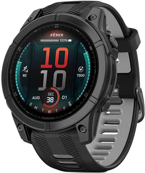 SPACE SHIELD Garmin 智慧手錶相容 跑者運動矽膠錶帶, 黑色, 1個