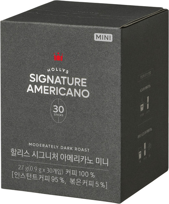 할리스 시그니처 아메리카노 다크 스틱커피 미니, 900mg, 30개입, 1개